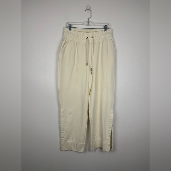 Aday Oat Perfect Walk High Rise Terry Tencel Cotton Lounge Jogger Sz L - Picture 5 of 13